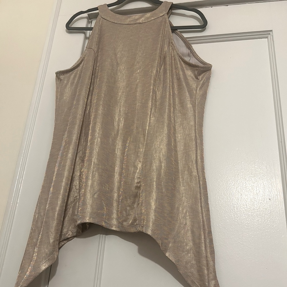 Ashley Stewart party blouse. Size 18/20 asymmetrical